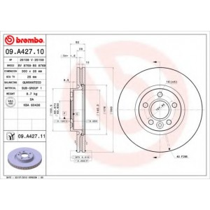   BREMBO 09.A427.11