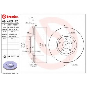   BREMBO 09.A427.21