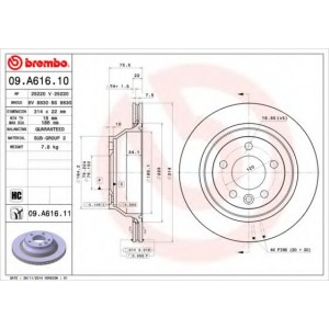   BREMBO 09.A616.10