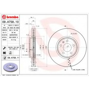   BREMBO 09.A758.11