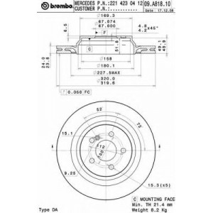   BREMBO 09.A818.11