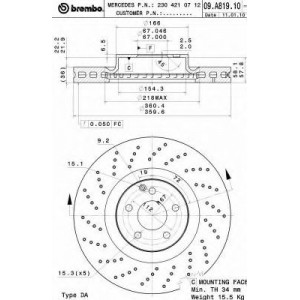   BREMBO 09.A819.11