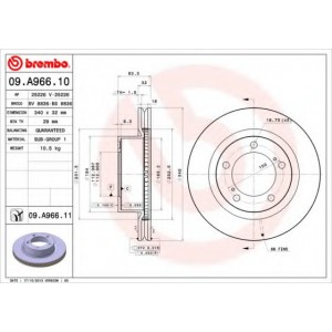   BREMBO 09.A966.11