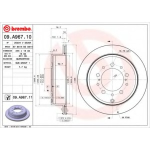   BREMBO 09.A967.11