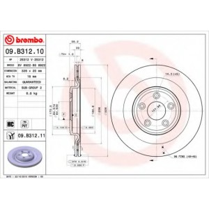   BREMBO 09.B312.11