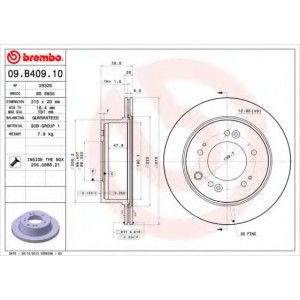   BREMBO 09.B409.10