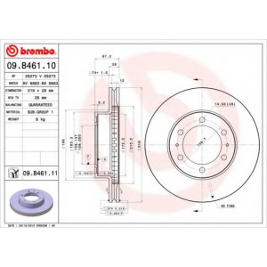   BREMBO 09.B461.11