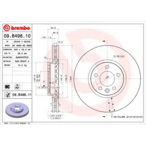   BREMBO 09.B498.10