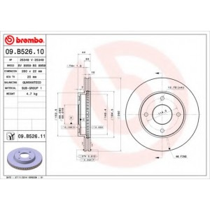   BREMBO 09.B526.10