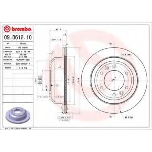   BREMBO 09.B612.10