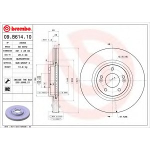   BREMBO 09.B614.10