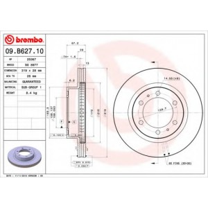   BREMBO 09.B627.10