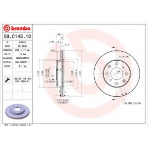   BREMBO 09.C145.10