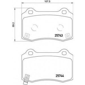    BREMBO P30074