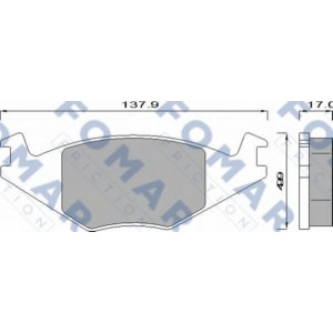    FOMAR Friction FO 436881