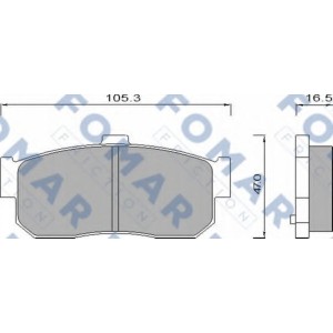    FOMAR Friction FO 488981