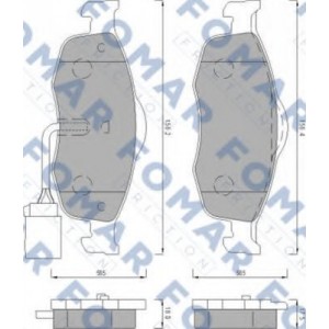    FOMAR Friction FO 493081