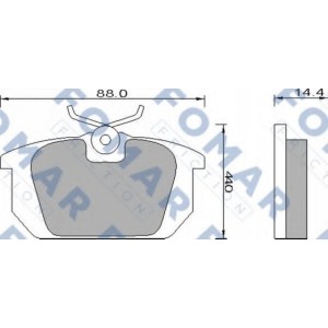    FOMAR Friction FO 493881