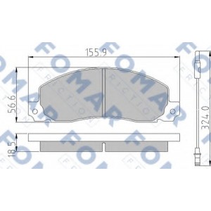    FOMAR Friction FO 499681