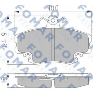    FOMAR Friction FO 608381