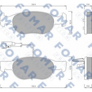    FOMAR Friction FO 624381