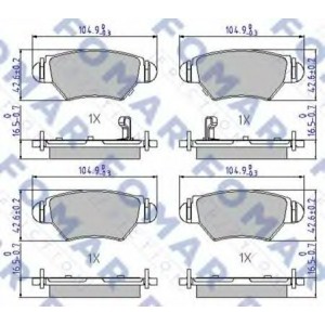    FOMAR Friction FO 668181