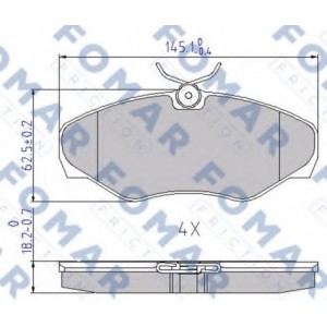    FOMAR Friction FO 692681