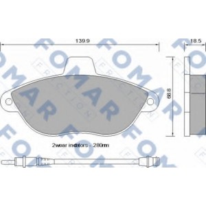    FOMAR Friction FO 742581