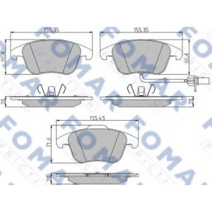    FOMAR Friction FO 862381