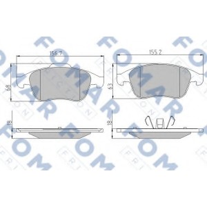    FOMAR Friction FO 886381