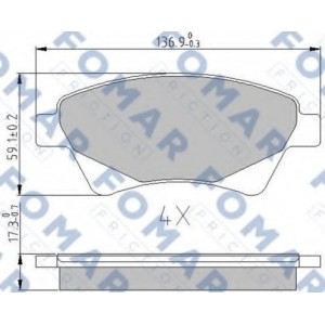    FOMAR Friction FO 908281