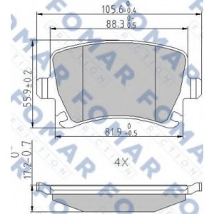    FOMAR Friction FO 912381