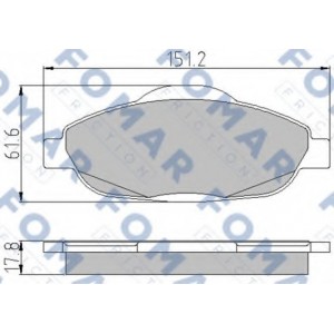    FOMAR Friction FO 929581