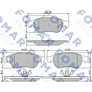    FOMAR Friction FO 931481