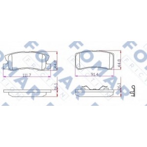    FOMAR Friction FO 931681