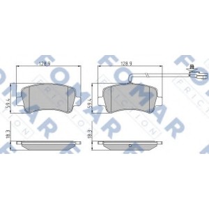    FOMAR Friction FO 935481