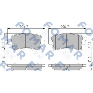    FOMAR Friction FO 936381