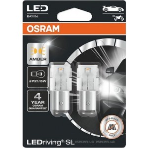   LED 12 V P21/5W Amber OSRAM 4062172151702