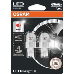   LED 12 V W16W (T16) Red OSRAM 4062172160155