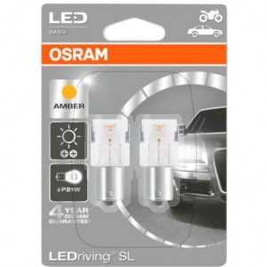   LED 12 V W21/5W (T20 DC) Amber OSRAM 4062172152303