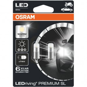   LED T4W 12V 1W BA9S 4000K OSRAM 4052899440531