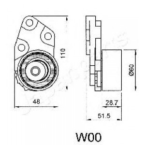   JAPANPARTS BE-W00