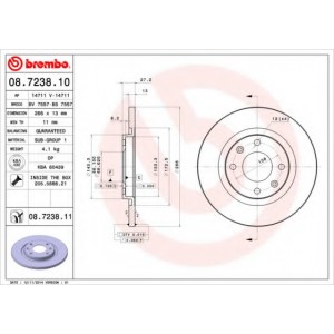   BREMBO 08.7238.10