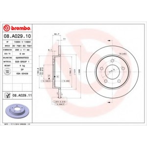   BREMBO 08.A029.10