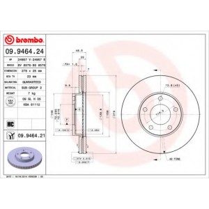   BREMBO 09.9464.21