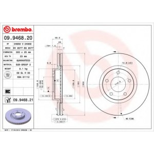   BREMBO 09.9468.21