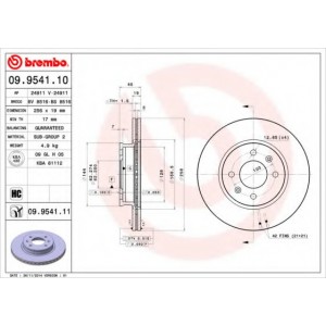   BREMBO 09.9541.10