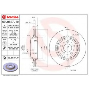   BREMBO 09.9827.11