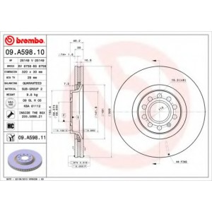   BREMBO 09.A598.11