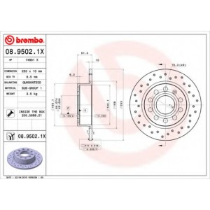   BREMBO 08.9502.1X